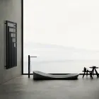 Elektrisk handdukstork i stål med modern design tillverkad i Italien - Potentia Viadurini