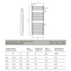 Elektrisk handdukstork i stålkrom och guldfinish Made in Italy - Laura Viadurini