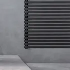 Elektrisk handdukstork i stål med kolsvart finish Made in Italy - Brownies Viadurini