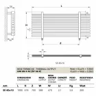 horisontell elektrisk varmare Selene gjordes i Italien Scirocco H Viadurini