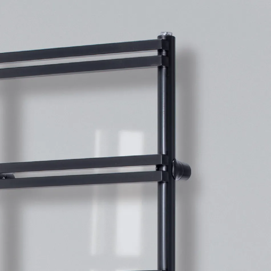 Hydraulisk handdukstork med vertikala samlare Made in Italy - Ginger Viadurini