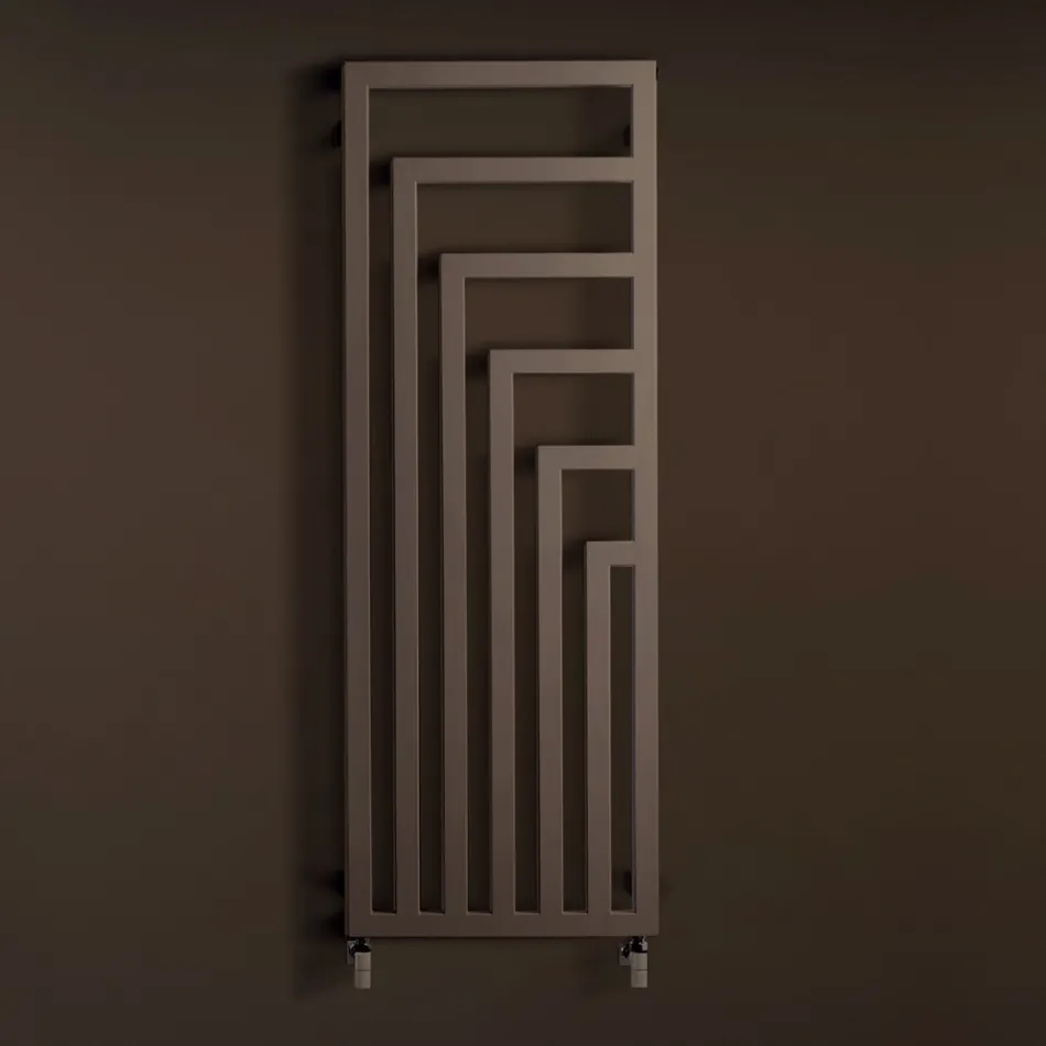 Hydraulisk handdukstork i stål med modern design tillverkad i Italien - Potentia Viadurini