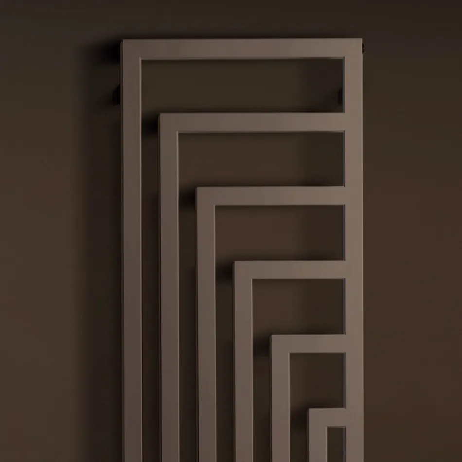 Hydraulisk handdukstork i stål med modern design tillverkad i Italien - Potentia Viadurini