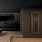 Hydraulisk handdukstork i stål med modern design tillverkad i Italien - Potentia Viadurini