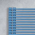 Handdukstork i kolstål med elektriskt system - Jordnötter Viadurini