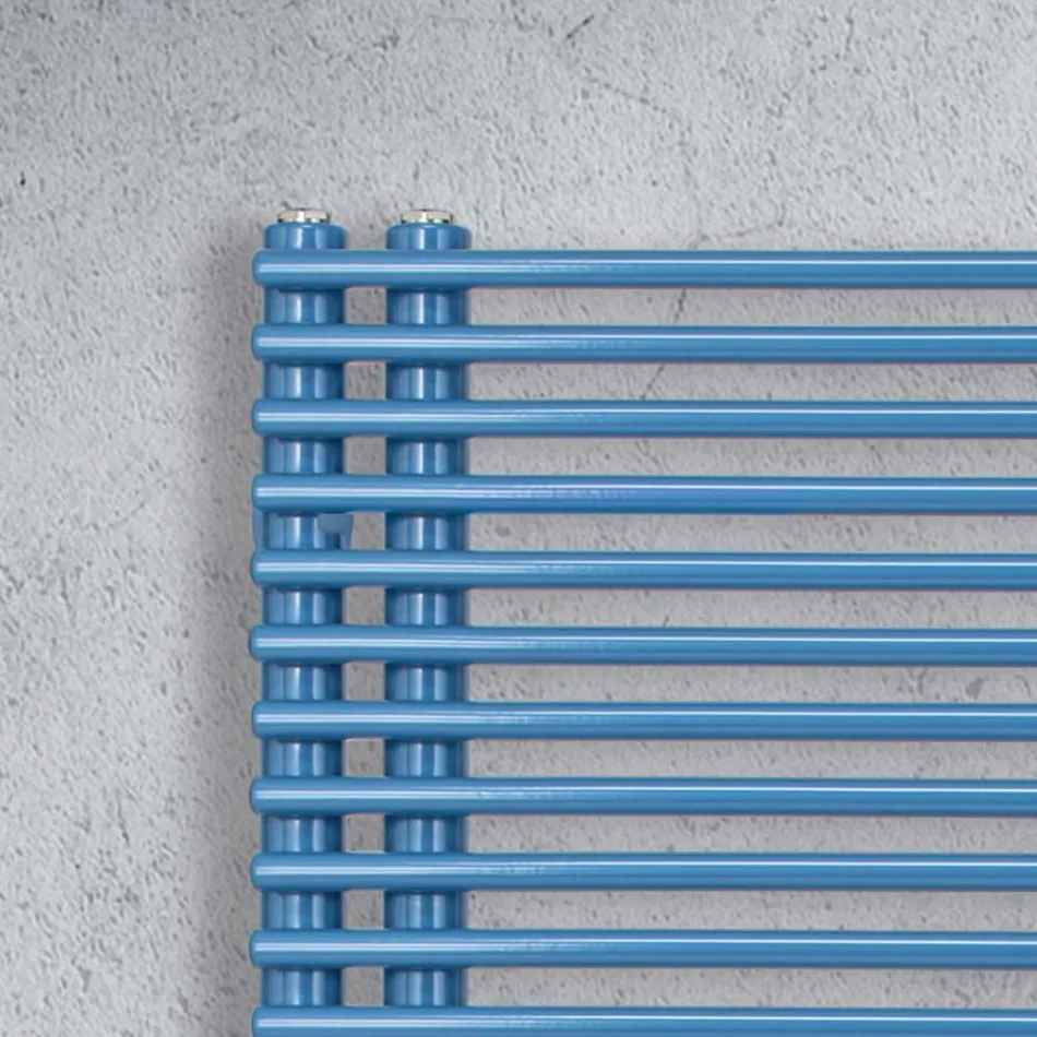 Handdukstork i kolstål med elektriskt system - Jordnötter Viadurini