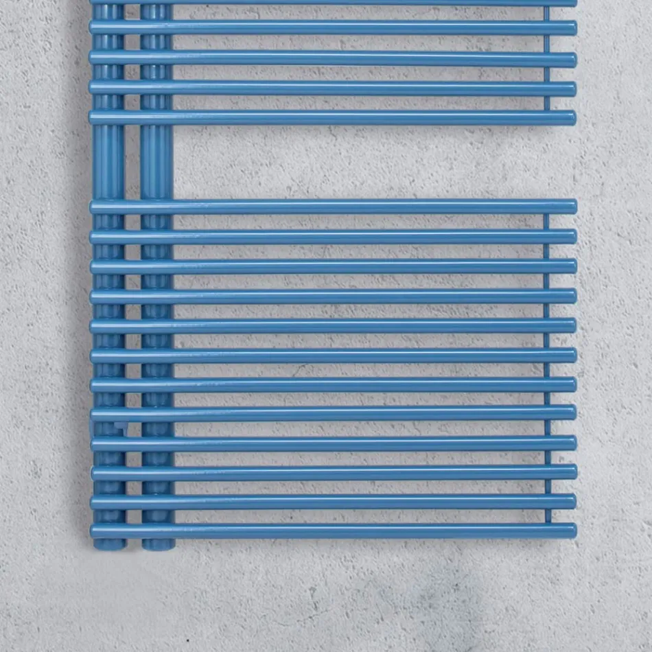 Handdukstork i kolstål med elektriskt system - Jordnötter Viadurini