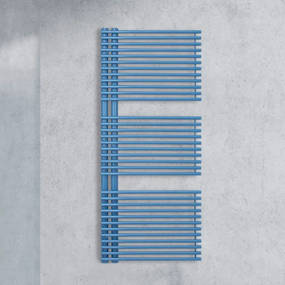 Handdukstork i kolstål med elektriskt system - Jordnötter Viadurini