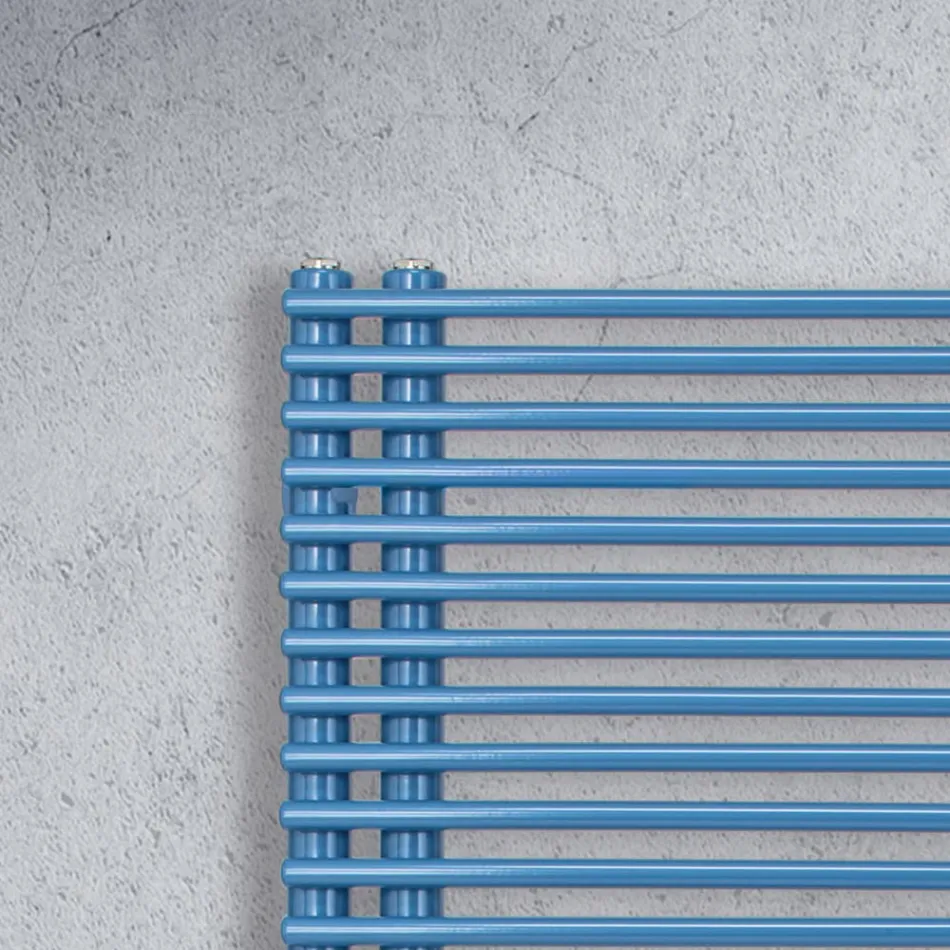 Handdukstork i kolstål med blandat system - jordnötter Viadurini