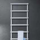 Blandad handdukstork med cirkulära element Made in Italy - Strawberry Viadurini