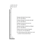 Enkel hydraulisk handdukstork i kolstål Rost Tillverkad i Italien - Alan Viadurini