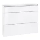 Skoskåp Vit eller Antracit 3 Dörrar Hållbar Trädesign - Emanuelito Viadurini