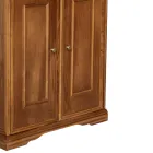 Skoskåp med 1 låda och 2 trädörrar Made in Italy - Lasa Viadurini