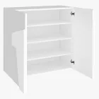 Skoskåp inomhus med 2 melamindörrar Tillverkat i Italien - Naditza Viadurini