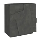 Skoskåp inomhus med 2 melamindörrar Tillverkat i Italien - Naditza Viadurini