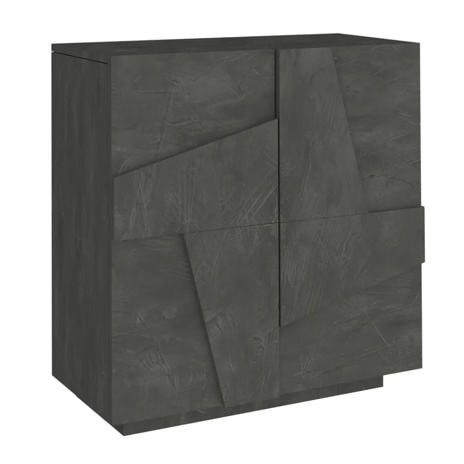 Skoskåp inomhus med 2 melamindörrar Tillverkat i Italien - Naditza Viadurini