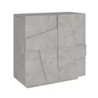 Skoskåp inomhus med 2 melamindörrar Tillverkat i Italien - Naditza Viadurini