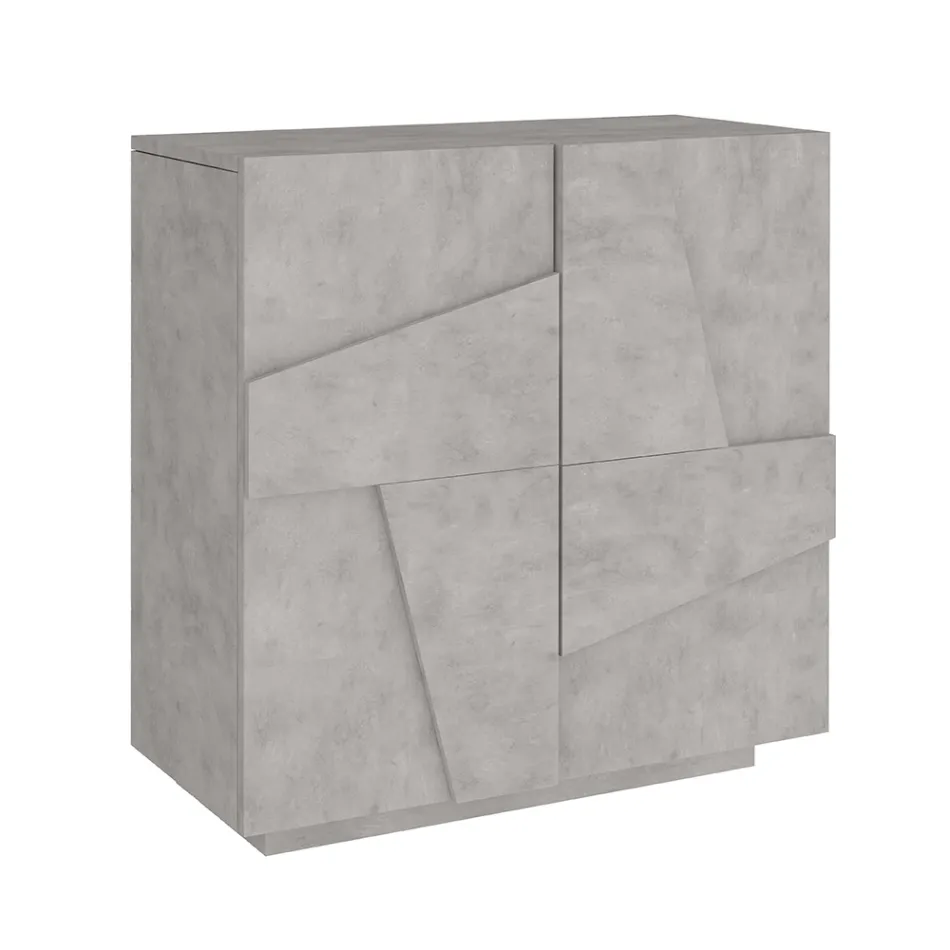 Skoskåp inomhus med 2 melamindörrar Tillverkat i Italien - Naditza Viadurini