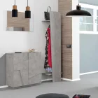 Skoskåp inomhus med 2 melamindörrar Tillverkat i Italien - Naditza Viadurini