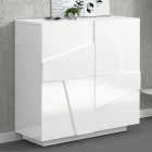 Skoskåp inomhus med 2 melamindörrar Tillverkat i Italien - Naditza Viadurini