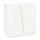 Skoskåp för vardagsrum med 2 dörrar i melamin Tillverkat i Italien - Popilio Viadurini