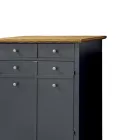 Skoställ i Toulipier fanerat trä Tillverkad i Italien - Visnus Viadurini