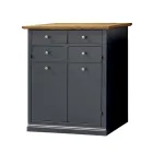 Skoställ i Toulipier fanerat trä Tillverkad i Italien - Visnus Viadurini