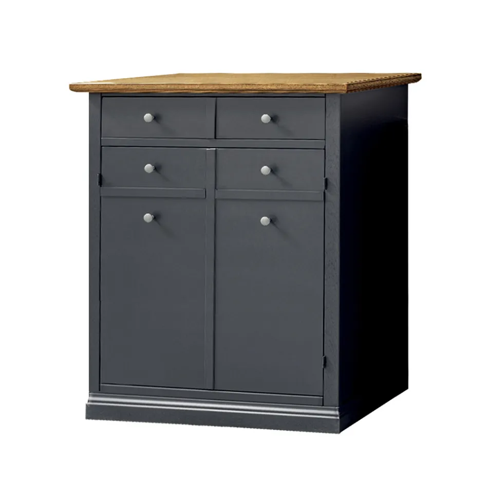 Skoställ i Toulipier fanerat trä Tillverkad i Italien - Visnus Viadurini