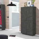 Skoskåp i melamin inomhus med 4 dörrar Tillverkat i Italien - Naditza Viadurini