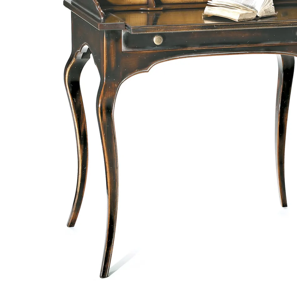 Skrivbord med 5 lådor och avtagbar skiva Tillverkat i Italien - Maia Viadurini