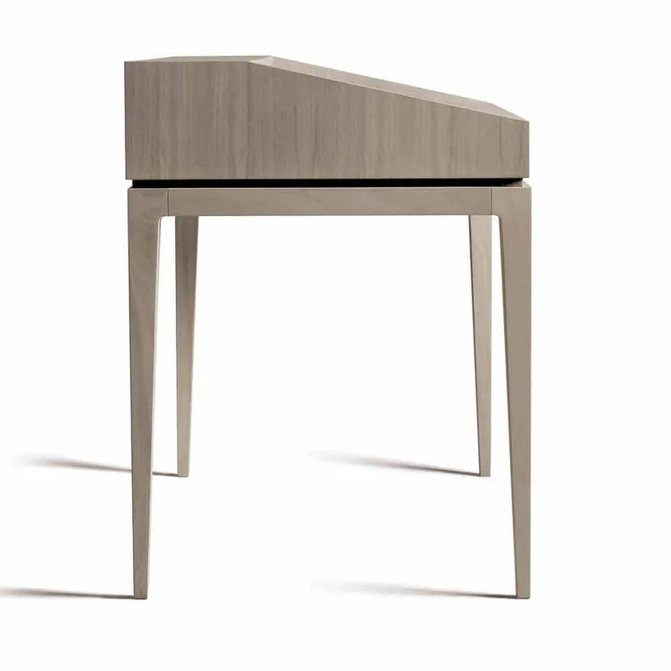 Skrivande av modern design i valnöt, L 105 x W 65 cm, Acario Viadurini