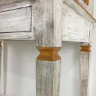 Handgjord skrivbord i massivt trä med 4 lådor tillverkade i Italien - Amela Viadurini