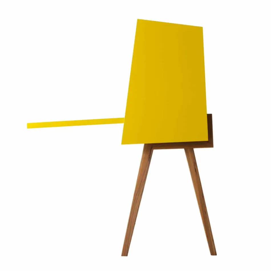 Design flerlagers trä skrivbord Grilli Hemingway gjorde Italien Viadurini