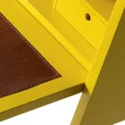 Design flerlagers trä skrivbord Grilli Hemingway gjorde Italien Viadurini