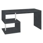 Skrivbord i vitt eller skiffer i italiensk designträ 3 storlekar - Michel Viadurini