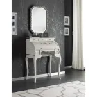 Klassiskt skrivbord 5 lådor i trä och inlägg Made in Italy - Hastings Viadurini