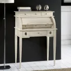 Skrivbord med 6 externa lådor, 3 invändiga lådor och 1 fack tillverkat i Italien - Marte Viadurini