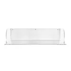 Otilia väggskrivbord i plexiglas med minimalistisk design, tillverkat i Italien Viadurini