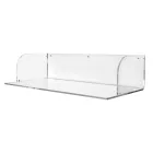 Otilia väggskrivbord i plexiglas med minimalistisk design, tillverkat i Italien Viadurini