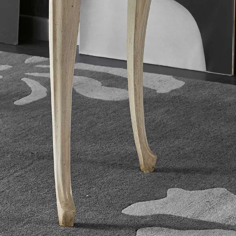 Lyxigt träbord med 5 lådor i vardagsrummet tillverkat i Italien - Caligola Viadurini