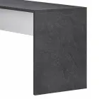 Kantigt kontorsbord i melaminträ 2 ytbehandlingar - Analuisa Viadurini