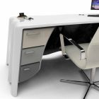 Modernt design skrivbord Tyg, tillverkat i Italien Viadurini
