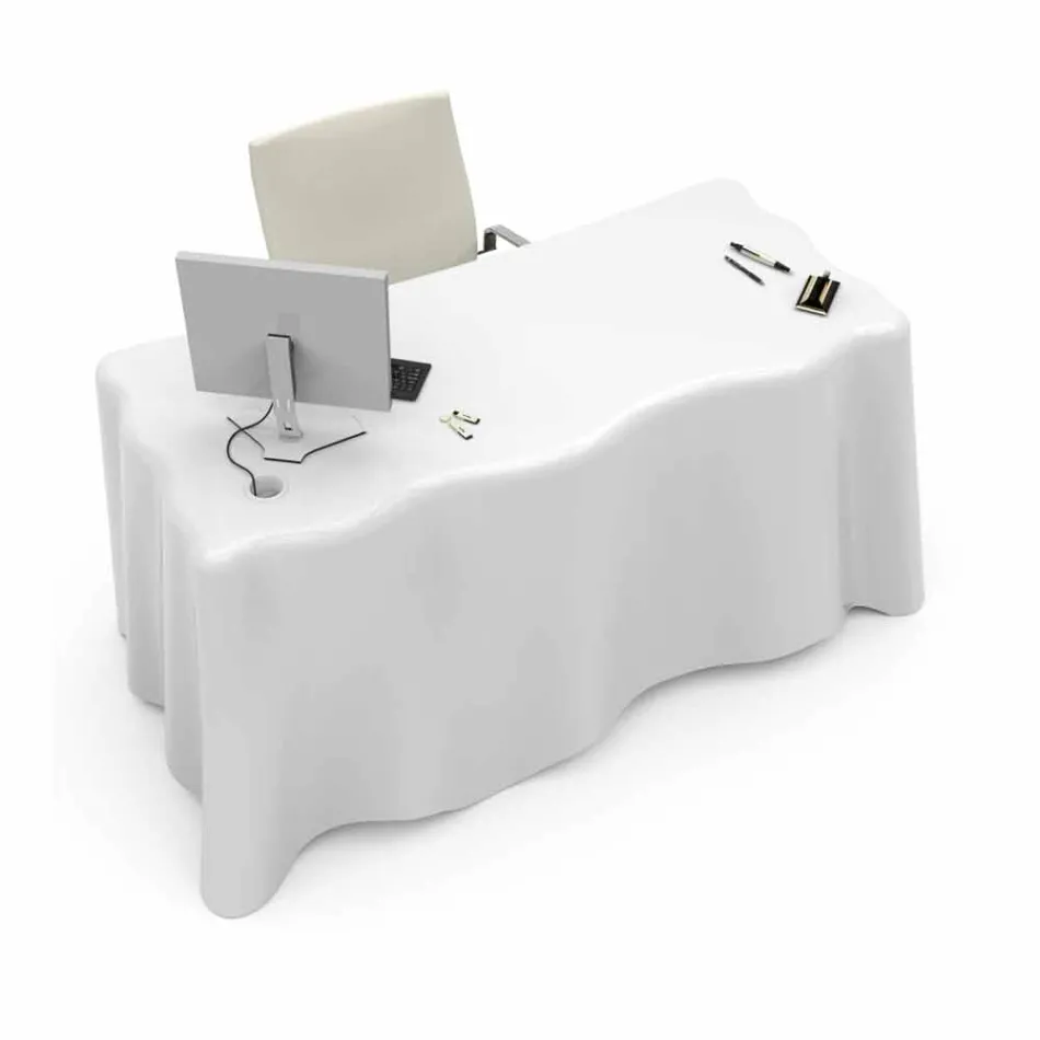 Modernt design skrivbord Tyg, tillverkat i Italien Viadurini