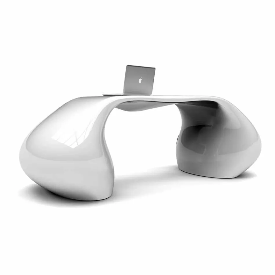 Modernt design skrivbord tillverkat i Italien, Telese Viadurini