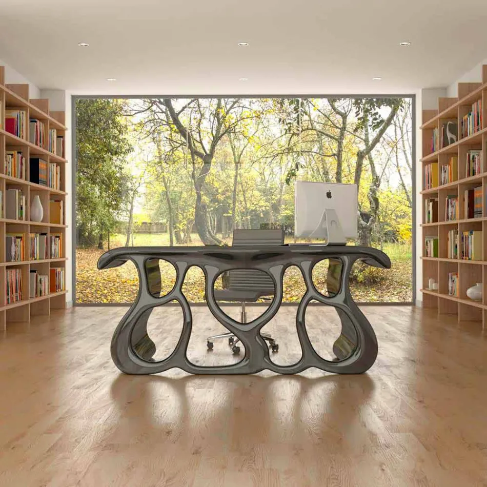 Modernt design skrivbord producerat i Italien, Mirto Viadurini