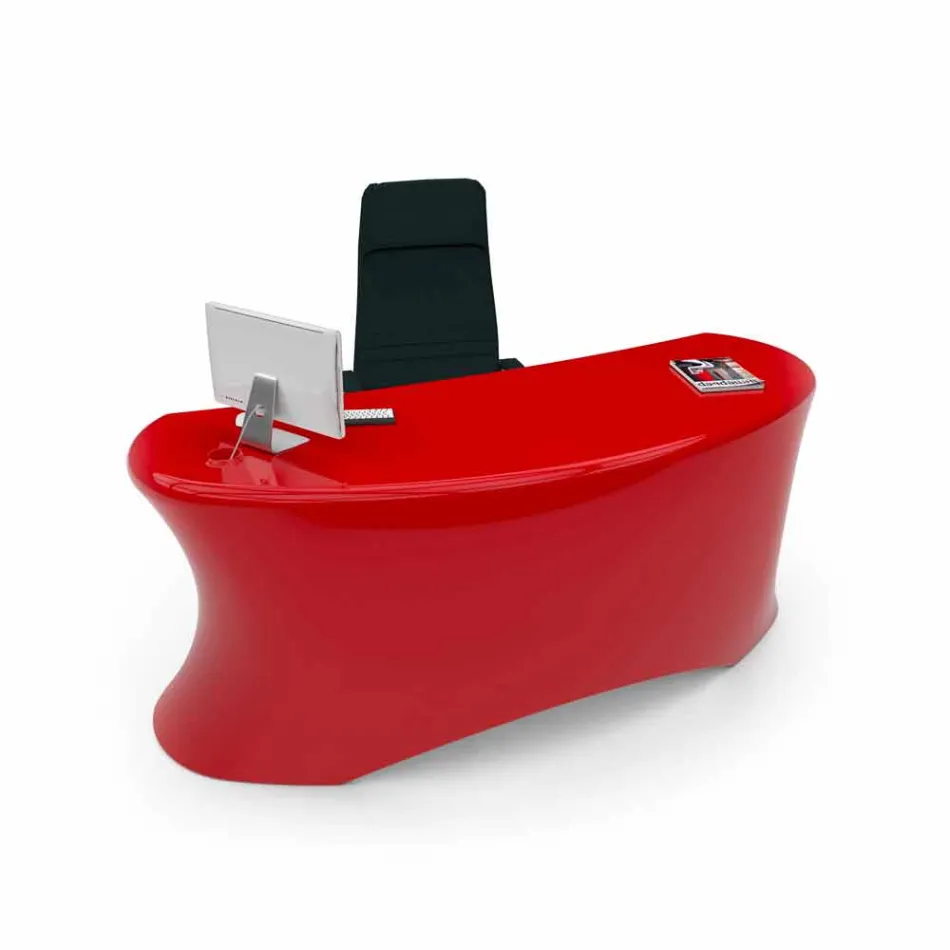 Modern Design Desk Ely Made i Italien Viadurini