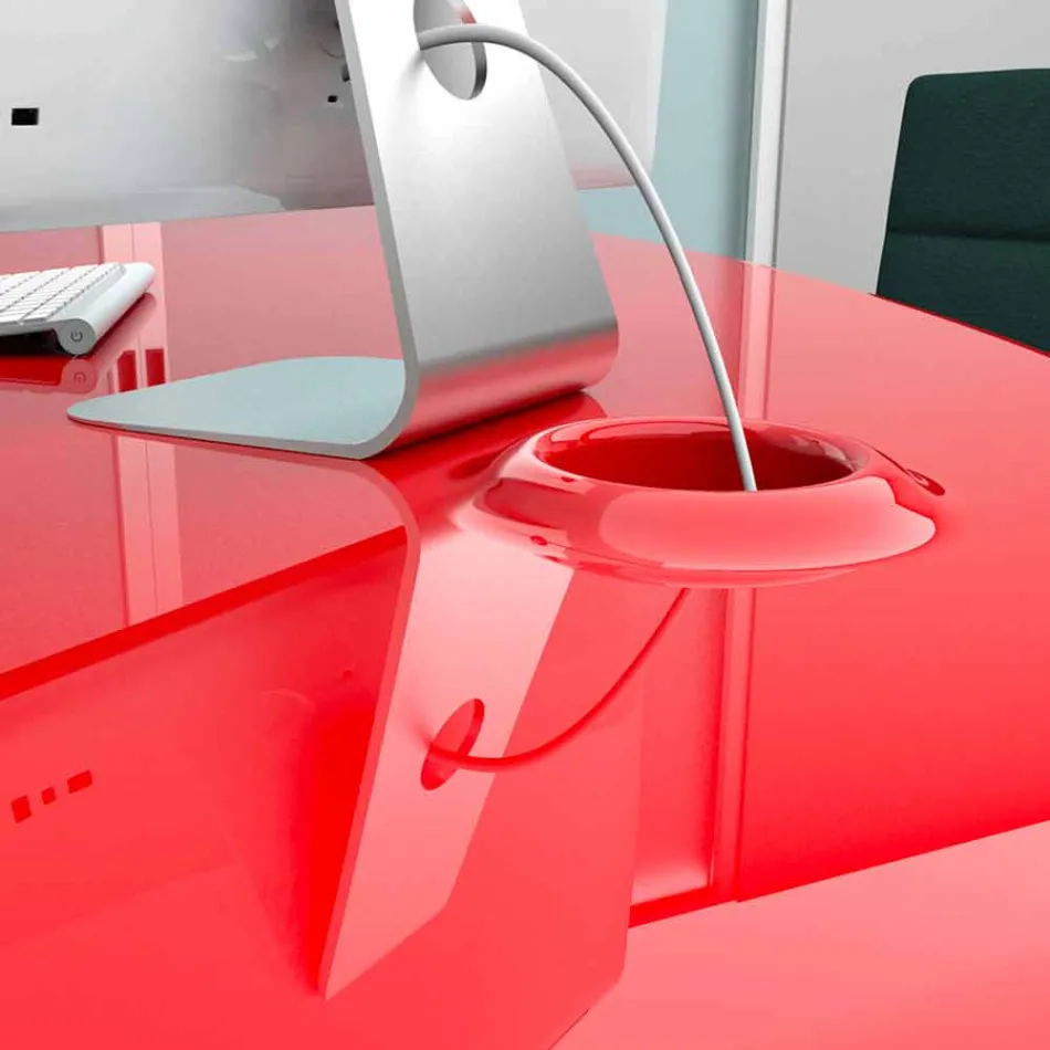 Modern Design Desk Ely Made i Italien Viadurini