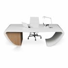 Skrivbord av modern kontorsdesign tillverkad i Italien, Miranda Viadurini