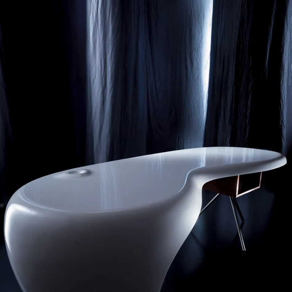 Executive skrivbord av Karim Rashid i polyuretan i olika utföranden - James Viadurini