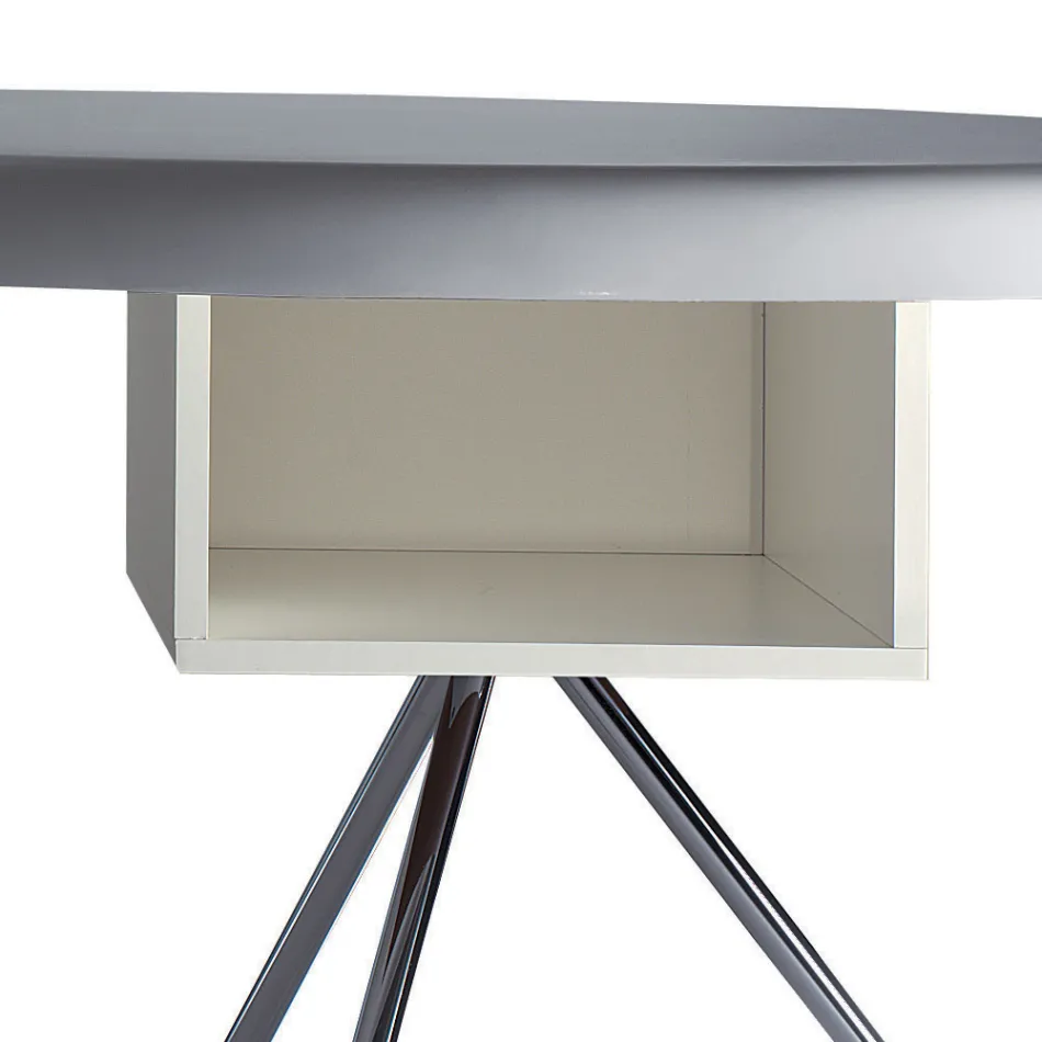 Executive skrivbord av Karim Rashid i polyuretan - James Viadurini